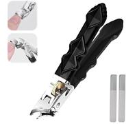 Fixhoo Ortho Clip, Fixhoo Orthoclip Nail Clippers, Orthoclip Slanted Nail Clippers, Orth oclip - Clipmaster Pro NailClippers, Large Wide Jaw Opening Toenail Cutter with Safety Lock for Thick (B)