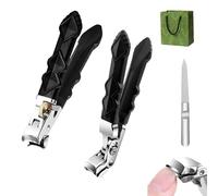 Fixhoo Ortho Clip, Fixhoo Orthoclip Slanted Nail Clippers,Solymody Orthoclip,Nail Clippers with Safety Lock for Thick Nails,Large Wide Jaw Opening Toenail Cutter for Elderly Seniors (B)