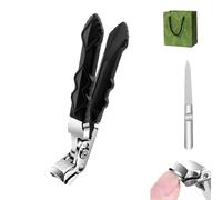 Fixhoo Ortho Clip, Fixhoo Orthoclip Slanted Nail Clippers,Solymody Orthoclip,Nail Clippers with Safety Lock for Thick Nails,Large Wide Jaw Opening Toenail Cutter for Elderly Seniors (Elbow)