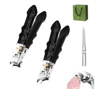Fixhoo Ortho Clip, Fixhoo Orthoclip Slanted Nail Clippers,Solymody Orthoclip,Nail Clippers with Safety Lock for Thick Nails,Large Wide Jaw Opening Toenail Cutter for Elderly Seniors (A)