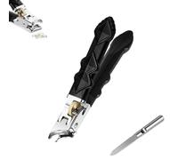 Fixhoo Ortho Clip, Fixhoo Orthoclip, Vianys/Graddi/Goowebs/Solymall/Goredny Orthoclip Stainless Steel Nail Clippers, Double Configuration of Oblique and Flat Mouth, 180 Degree (B#)