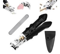 Fixhoo Orthoclip,Fixhoo Ortho Clip Nail Clippers Slanted Toe Cutters,Fixhoo Ortho Clippers Wide Jaw Opening for Thick Nails Men and Elderly (Bend)