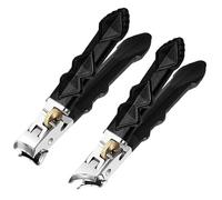 Fixhoo Orthoclip, Fixhoo Orthoclip Nail Clippers, Orthoclip Toe Nail Clippers with Safety Lock, Ergonomic Comfort Stainless Steel Nail Clippers for Thick Nails for Seniors (2PCS)