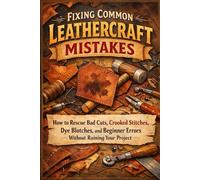Fixing Common Leathercraft Mistakes: How to Rescue Bad Cuts, Crooked Stitches, Dye Blotches, and Beginner Errors Without Ruining Your Project
