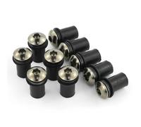 Fixing Mounting Kits Motorcycle Windshield Bolts Kit For For Vulcan 1700 For Versys 650 1000 Fairing Bolt Set Screws And Nuts Fasteners Motorbike Windscreen Bolts(Titanium)