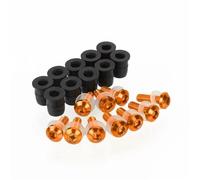 Fixing Mounting Kits Motorcycle Windshield Bolts Kit For SUZUKI SV1000 S SV1000S SV 1000 2004-2007 Windscreen Fastener Fairing Screw Nuts Motorbike Windscreen Bolts(Orange)