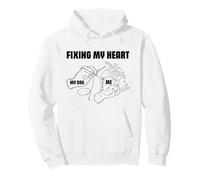 FIXING MY HEART. MY DOG AND ME Pullover Hoodie