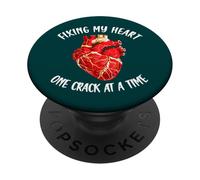 Fixing My Heart One Crack At A Time Kintsugi PopSockets Adhesive PopGrip