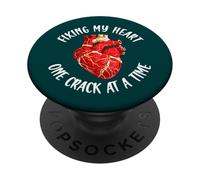 Fixing My Heart One Crack At A Time Kintsugi PopSockets Adhesive PopGrip
