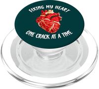 Fixing My Heart One Crack At A Time Kintsugi PopSockets PopGrip for MagSafe
