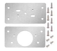 Fixing Plate for Cabinet - Stainless Steel + Standard | Hinge Repair Plate | Thickened Bracket | Rust-Resistant Replacement Kit with Screws for Door Hinges