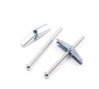 Fixing Spring M3M4/M5/M6/M8 With Screw Spring Wing Toggle Anchor Bolt With Zinc Plated 2-10pcs (Color : 40mm, Size : M6 2PCS)