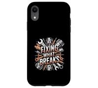 Fixing What Breaks Mechanic Engineer Tool Worker Case for iPhone XR