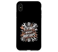 Fixing What Breaks Mechanic Engineer Tool Worker Case for iPhone XS Max