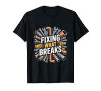 Fixing What Breaks Mechanic Tools T-Shirt
