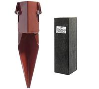 [FIXINGS DIRECT®] 100mm(4") Industrial Fence Post Repair Spike Support (Includes Free Driving Tool) 300mm Post Repair Spur With Clamp Grip+ Dual Powder Coated For Increased Strength & Performance(1)