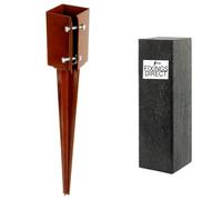 [FIXINGS DIRECT®] 100mm (4") Industrial Fence Post Spike Support 750mm Long Drive Down Post Spike Kit (Includes Free Driving Tool) (1)