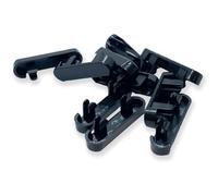 [FIXINGS DIRECT] 10x Upvc Repalcement Drainage Caps Upgraded Version (Multiple Colours) uPVC Double Glazing Caps Or Weep Hole Drainage Covers for UPVC Windows (Black)