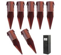 [FIXINGS DIRECT®] 75mm (3") Industrial Fence Post Repair Spike Support (Includes Free Driving Tool) 300mm Post Repair Spur With Clamp Grip+ & Dual Powder Coated For Increased Strength & Performance(7)