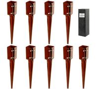 [FIXINGS DIRECT®] 75mm (3") Industrial Fence Post Spike Support 600mm Long Drive Down Post Spike (Includes Driving Tool) (9)