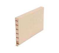 [FIXINGS DIRECT] Airflow+ Cavity Wall Weep Vents for External Walls and Cavity Ventilation and Weep Hole Cover (Black, Blue, Brown, Buff, Clear, Terracotta, and White) 65 x 10 x 100mm (10x Buff)