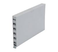 [FIXINGS DIRECT] Airflow+ Cavity Wall Weep Vents for External Walls and Cavity Ventilation and Weep Hole Cover (Black, Blue, Brown, Buff, Clear, Terracotta, and White) 65 x 10 x 100mm (10x Grey)