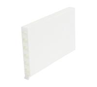 [FIXINGS DIRECT] Airflow+ Cavity Wall Weep Vents for External Walls and Cavity Ventilation and Weep Hole Cover (Black, Blue, Brown, Buff, Clear, Terracotta, and White) 65 x 10 x 100mm (10x White)