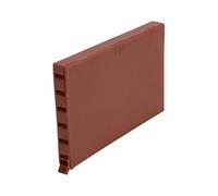[FIXINGS DIRECT] Airflow+ Cavity Wall Weep Vents for External Walls and Cavity Ventilation and Weep Hole Cover (Black, Blue, Brown, Buff, Clear, Terracotta, and White) 65 x 10 x 100mm (10x Brown)
