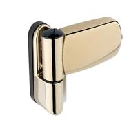 [FIXINGS DIRECT] Ultimate UPVC Double Glazing Door Flag Hinge (White, Black, Gold, Chrome, Grey) High Security, Fully Adjustable 85mm x 89mm Flag Hinge for Composite Doors (1, Gold)