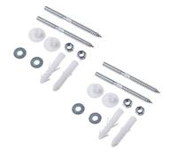 Fixings for Wall-Mount Bath Sink, Bathrooms Fitting Kit Screw Bolts Wall Mounted Basin Fixing Kits Screws Plug Washers for Wall Mount Basin Sink