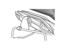 Shad Kawasaki Versys 650 2015-2022 4p Side Cases Fitting Silver