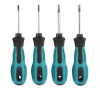 Fixinus 4 Pieces Triangle Screwdriver Set, Magnetic Screwdriver 1.8mm 2.0mm 2.3mm 3.0mm Triangle Screwdriver Repair Tool Kit for Toys and Battery Disassemble