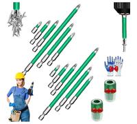 Fixion Tools Drill Bits, Fixion Tools Magnetic Drill Bits, Fixiontools, K5 Impact Resistant Non Slip Bit, Rowgins High Magnetic Screw Driver Drill Bit Set 25 50 65 70 90 150mm Screwdriver Set (2set)