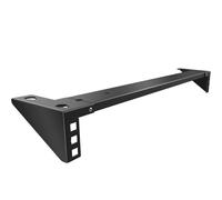 Fixirons 1U Wall Mount Bracket Under Desk Rack Mount Cold Rolled Steel Foldable Vertical Rack for 19 Inch Network Equipment