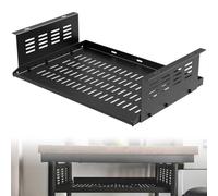 Fixirons PC Holder Under Desk,Under Desk Computer Mount for Small Form Factor SFF Computers and PCs,Compatible with PlayStation 4, PS4 Slim, PS4 Pro,Gaming UnderDesk 17.3" x H 4" x D 12"