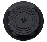FIXIT Universal Bath Plug, Universal Sink Drain Plug For Kitchen, Bathroom and Laundries. 6 Inch Durable Silicone Plug With Effective Seal (Black)