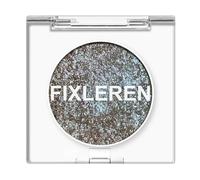 Fixleren Glitter Chameleon Eyeshadow Makeup Palette, Highlighting Eyeshadow, Metallic Changing Long-Lasting Holographic Glitter Multichrome Eye Shadow, Stage/Party Make-Up. (Brown-12)