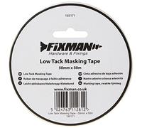 Fixman Low Tack Masking Tape 50mm x 50m - Low Tack Masking Tape x 50m 50mm - low tack masking tape x 50m fixman 50mm 193171