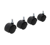 Fixman 275361 Twin Wheel Castor Bolt 4Pk 40Mm Bolt Each 4