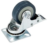 Fixman 413608 Braked Swivel Rubber Castor 50Mm 50Kg Each 1