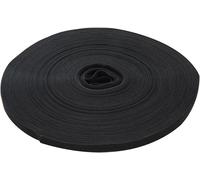 Fixman 419854 Self-Wrap Hook and Loop Tape Black 10 mm x 25m