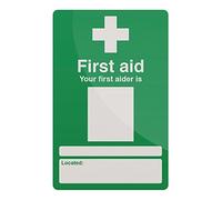 Fixman 735470 Self-Adhesive First Aider Identification Sign 200 x 300mm