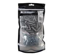 Fixman 825735 Self-Drill Fixings,Silver 100pk Metal 12 x 32 mm