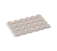 Fixman 900862 Self Adhesive Felt Pads Protectors 24pk 20 mm Round