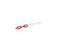 Fixman Plastic Chain 6mm x 5m Red/white - Plastic Chain Redwhite 5m 6mm Metre - plastic chain fixman redwhite 5m 6mm metre hazard warehouse health