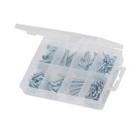 Fixman 105510 Self-Tapping Screws Pack 160pce, Silver