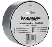 Fixman Super Heavy Duty Duct Tape - 50mm x 50m, Strong Adhesive, Multipurpose Repair & Sealing Tape (188824)