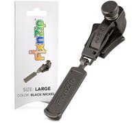 FixnZip Large Black Nickel Replacement Zipper Slider Zip Puller Repair Kit