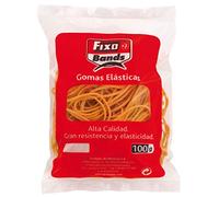 FIXO 45840 Bag of Elastic Bands, 100 g, 2 mm x 20 cm