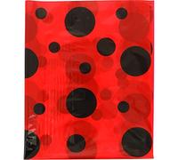 Fixo Kids 72305 Ladybug Costume Plastic Bag Pack of 25 Bags Printed in Red and Black Measures 56 x 70 cm